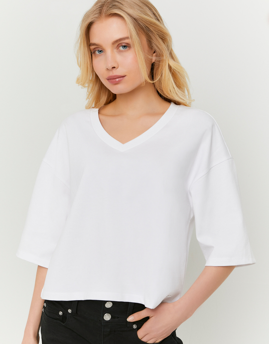 T-Shirt Basique Blanc | TALLY WEiJL