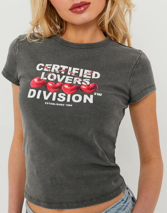 Grey Printed T-Shirt | TALLY WEiJL