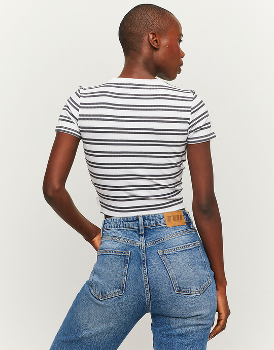 Gestreiftes Crop Top | TALLY WEiJL