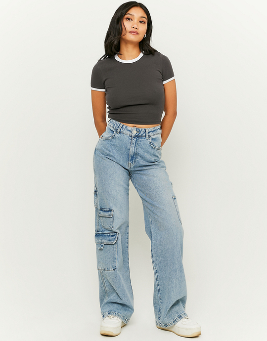 Graues T-Shirt | TALLY WEiJL