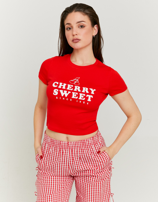 Maglietta Rossa con Stampa | TALLY WEiJL