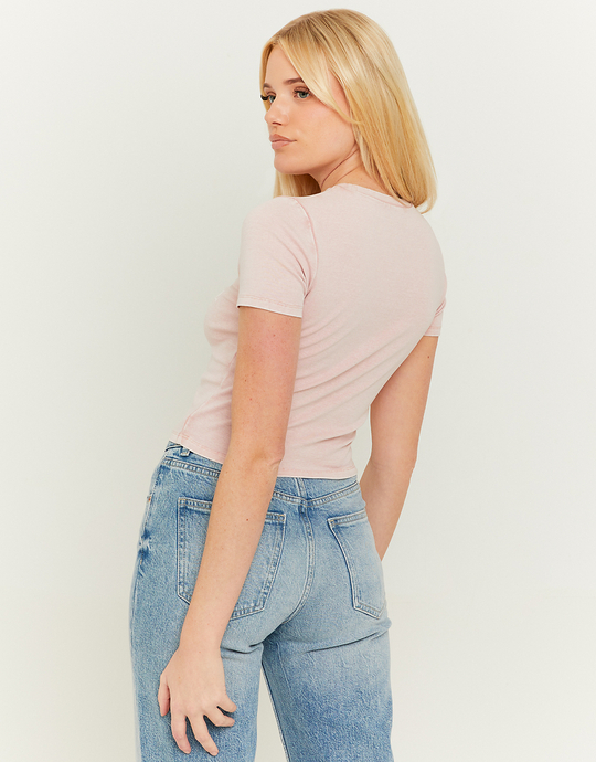 T-shirt imprimé rose delavé | TALLY WEiJL