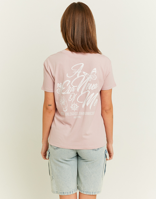 Pinkes bedrucktes T-Shirt | TALLY WEiJL