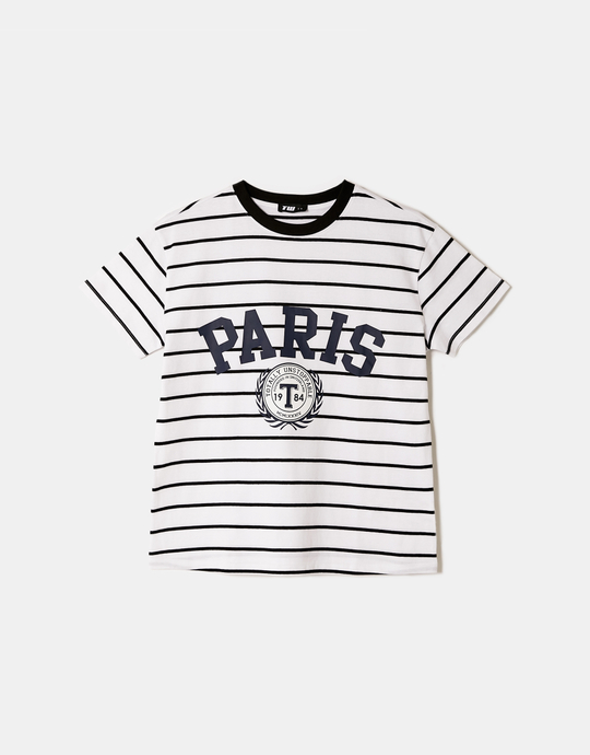 White Striped T-Shirt | TALLY WEiJL