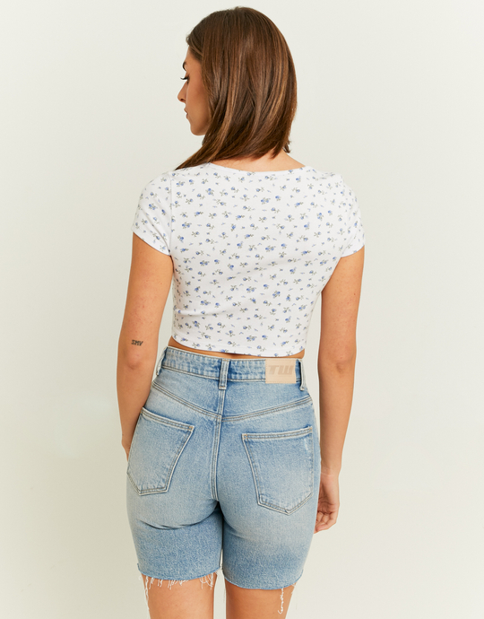 Maglietta Corta a Fiori | TALLY WEiJL