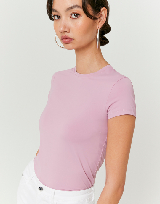 Lila Basic T-Shirt | TALLY WEiJL