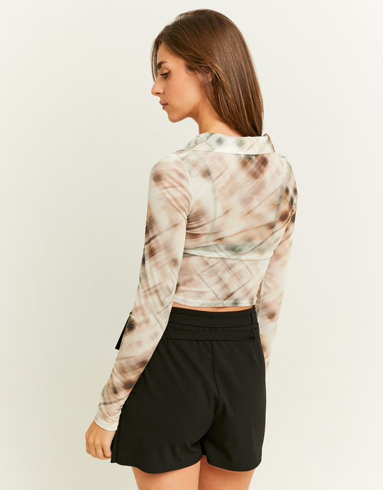 Kariertes Shirt mit Rüschen | TALLY WEiJL