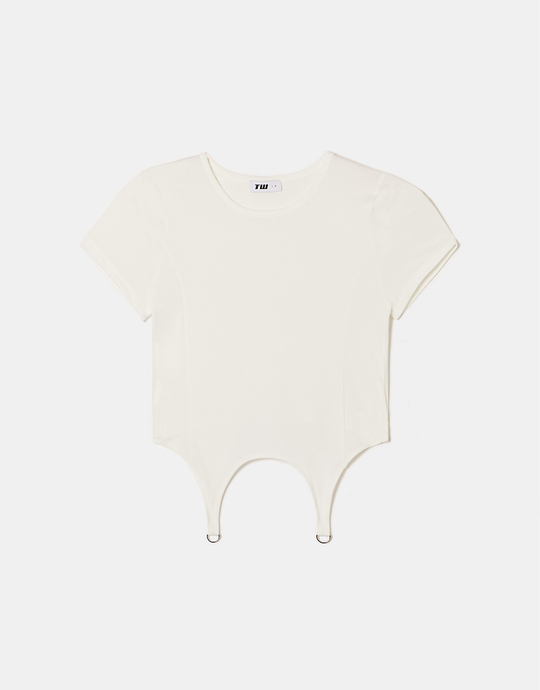 Top Bianco A Maniche Corte | TALLY WEiJL