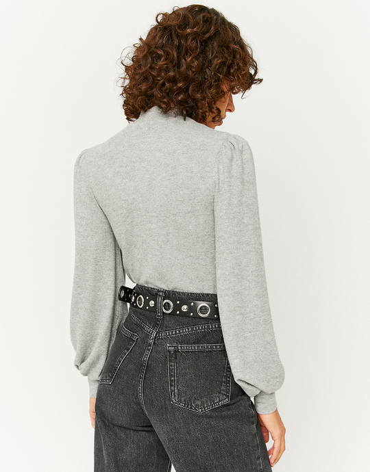 Top Manches Longues Basique Gris | TALLY WEiJL