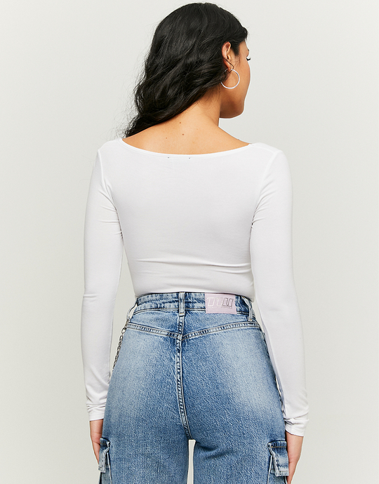 Weißes  Langärmliges Top | TALLY WEiJL