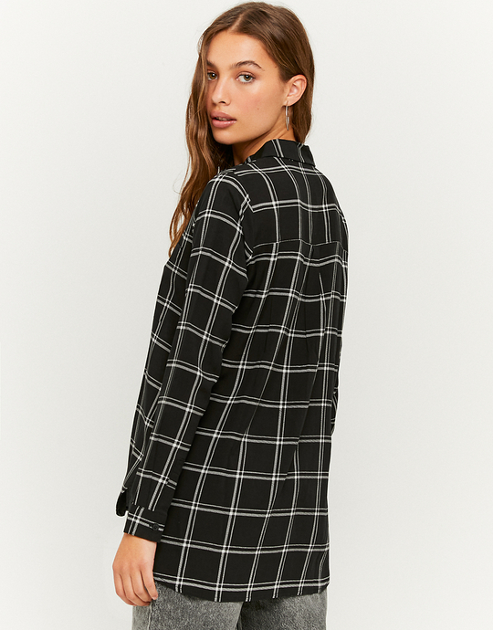 Czarna koszula Button Down w paski | TALLY WEiJL