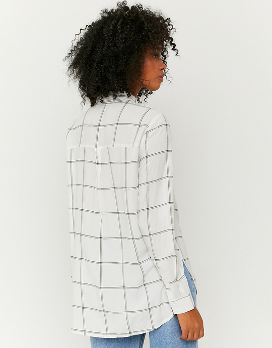 Camicia Nera Botton Down a Quadri | TALLY WEiJL