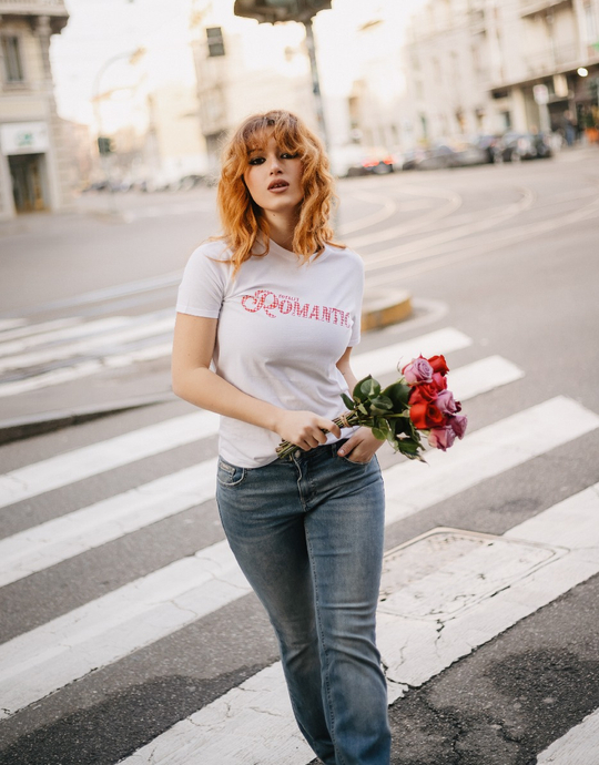 Weisses Print T-Shirt | TALLY WEiJL