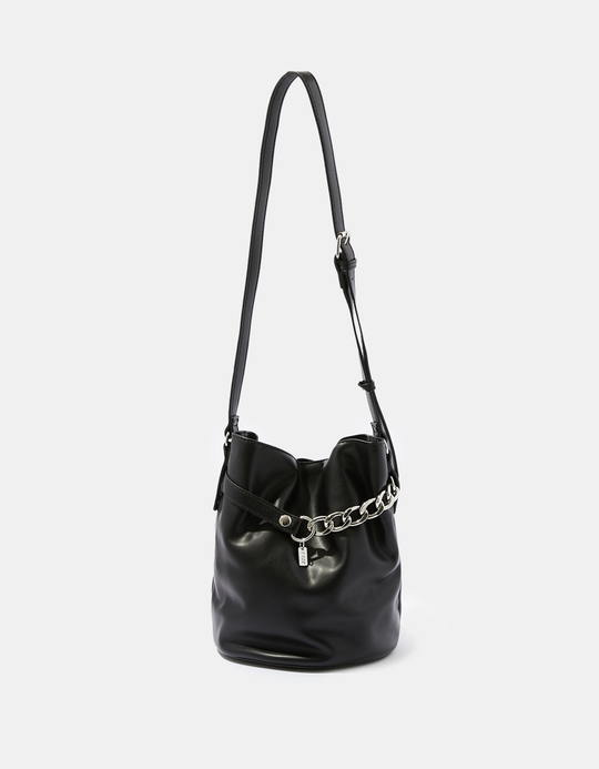 TALLY WEiJL, Black Bag With Metallic Chain for Women