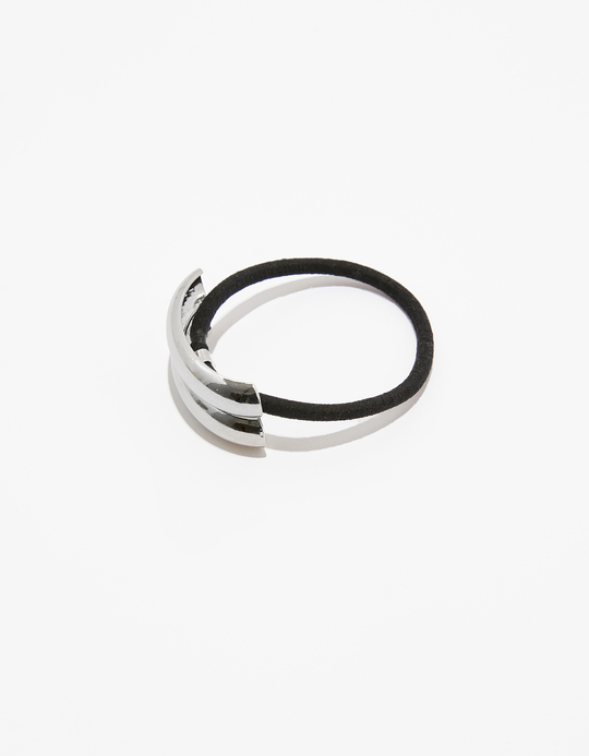 TALLY WEiJL, Hair Tie with Silver Cuff for Women