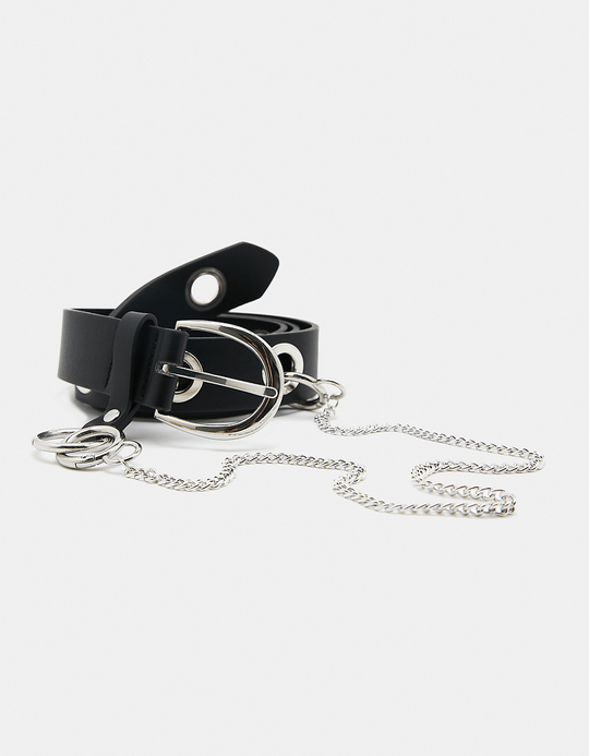 TALLY WEiJL, Ceinture à Oeillets Noire for Women
