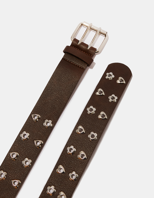 TALLY WEiJL, Brown Eyelets Belt for Women