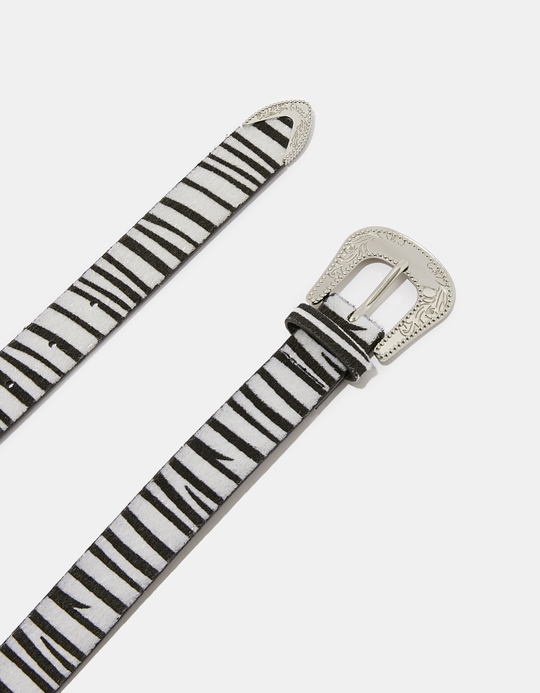 TALLY WEiJL, Zebra Print Belt for Women