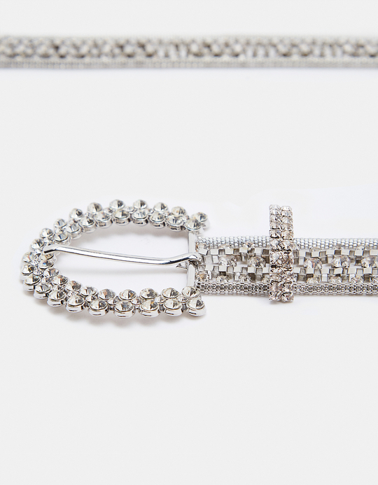 TALLY WEiJL, Ceinture en Strass avec Chaîne for Women