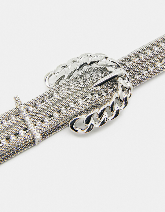 TALLY WEiJL, Gürtel aus Metall mit Strass for Women