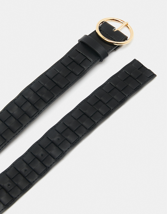 TALLY WEiJL, Black Padded Belt for Women