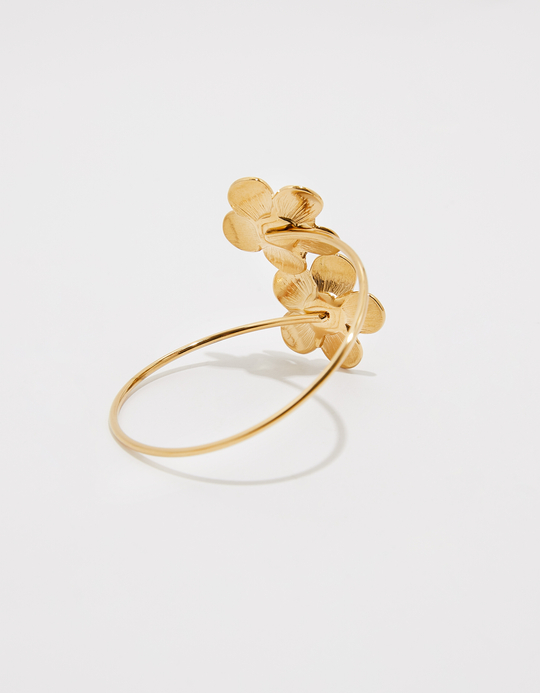 TALLY WEiJL, Goldene Manschette mit Blumen for Women