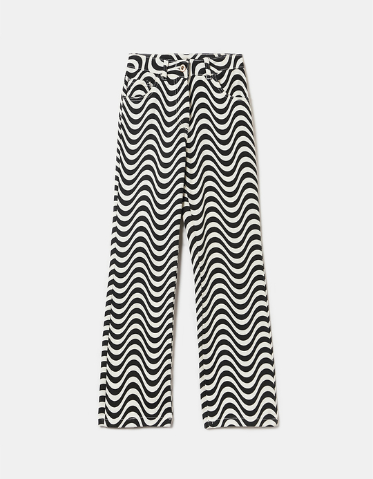 TALLY WEiJL, High Waist gestreifte Jeans for Women