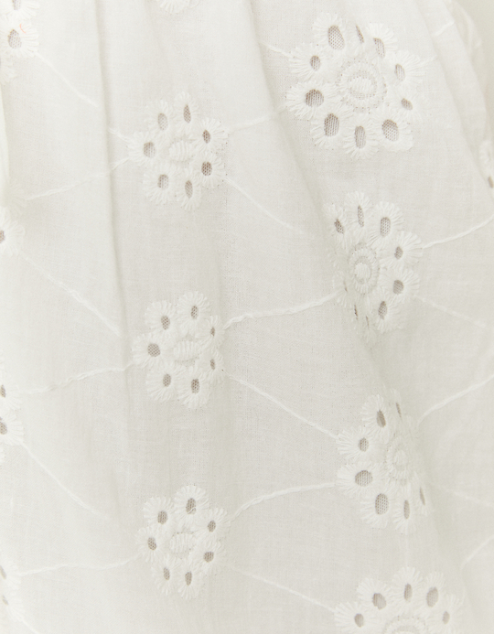TALLY WEiJL, White Broderie anglaise Playsuit for Women