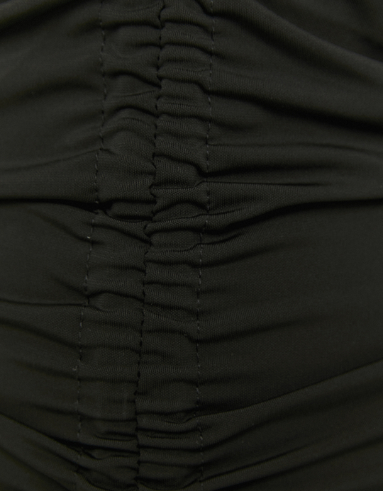 TALLY WEiJL, Robe Froncée Noire for Women