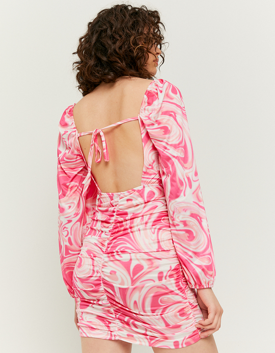 TALLY WEiJL, Pink Tie Dye Mini Dress for Women
