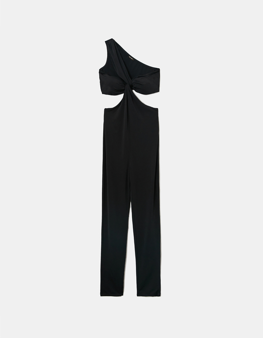 TALLY WEiJL, Tuta Lunga Cut Out Nera for Women