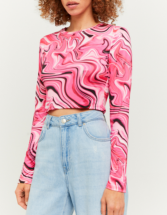 TALLY WEiJL, Batik Crop Top for Women