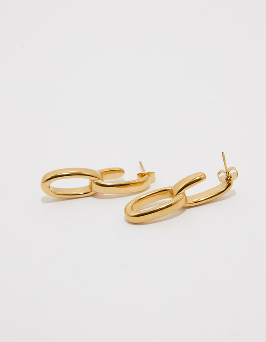 TALLY WEiJL, Kurze Ohrringe mit goldener Kette for Women