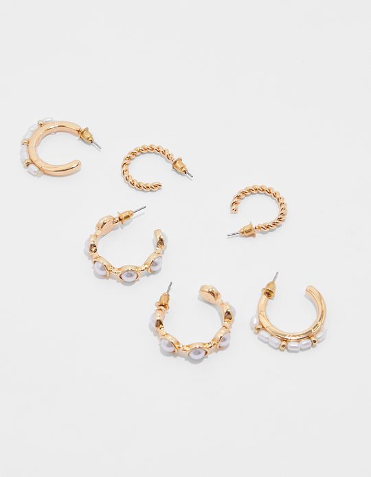 TALLY WEiJL, Set di 3 orecchini a cerchio piccoli for Women