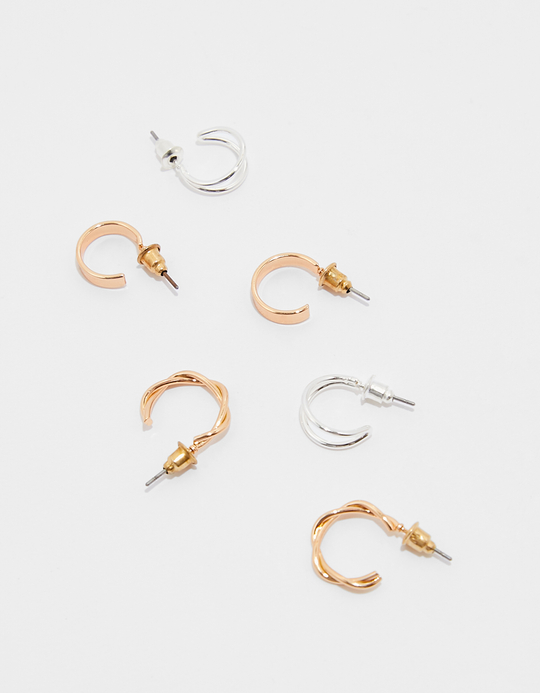 TALLY WEiJL, Lot de 3 Paires de Créoles for Women