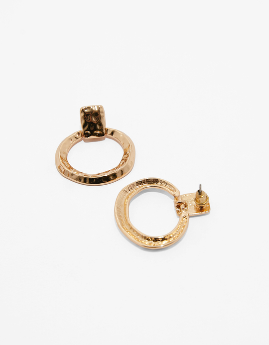 TALLY WEiJL, Goldene Creolen mit Textur for Women