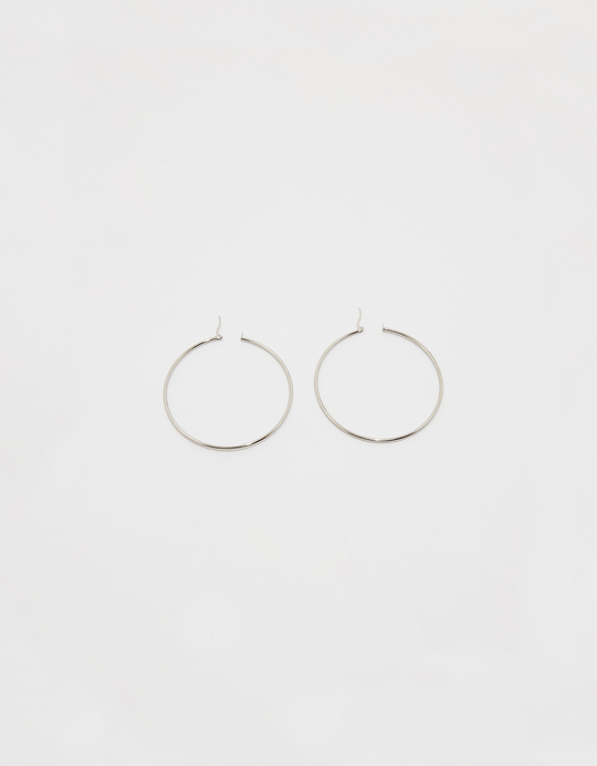 TALLY WEiJL, Grosse silberne Creolen for Women