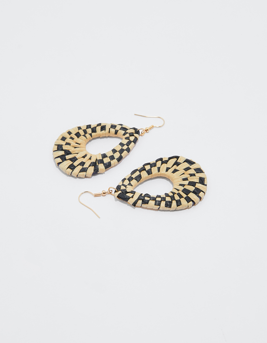 TALLY WEiJL, Boucles d'Oreilles Tombantes en Raffia for Women