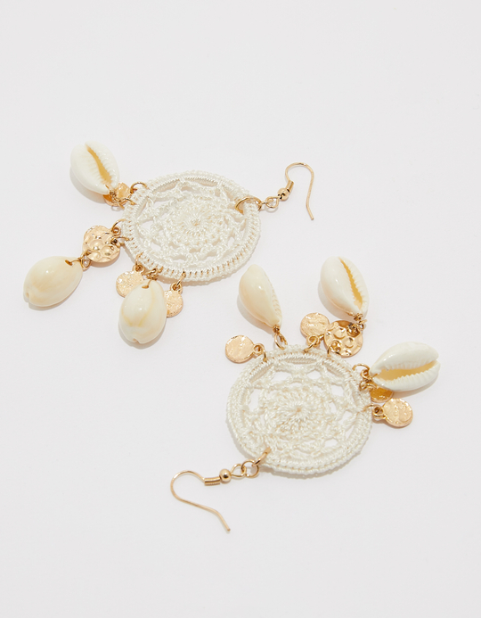 TALLY WEiJL, Gehäkelte Ohrringe mit Muscheln for Women