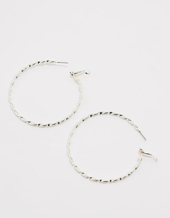 TALLY WEiJL, Silver Hoops Earrings for Women
