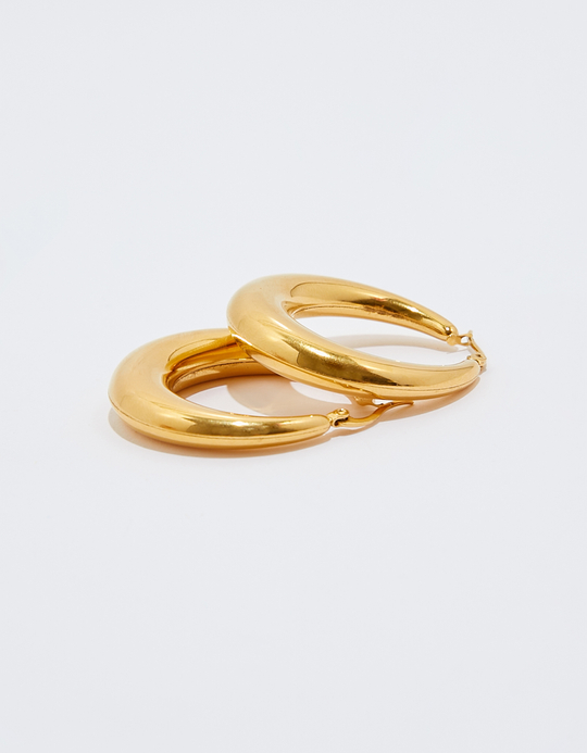 TALLY WEiJL, Goldene, breite Creolen for Women