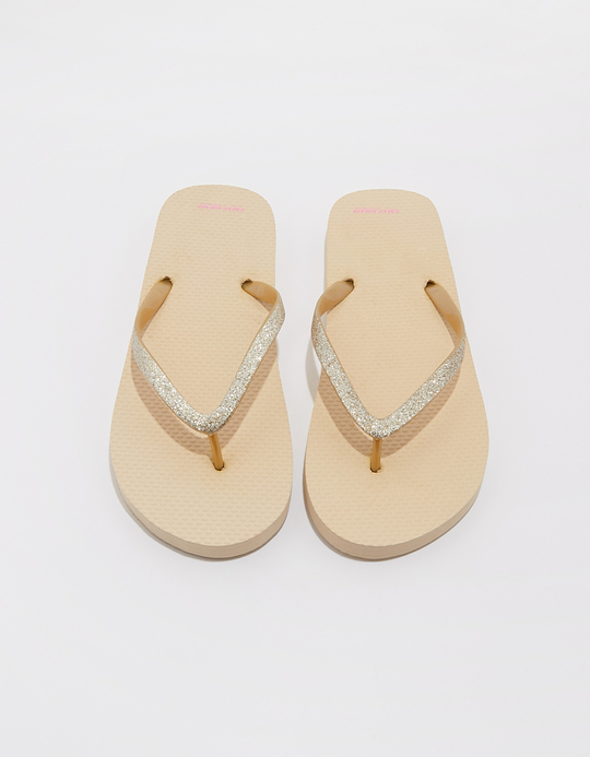 TALLY WEiJL, Tongs Dorées avec Strass for Women