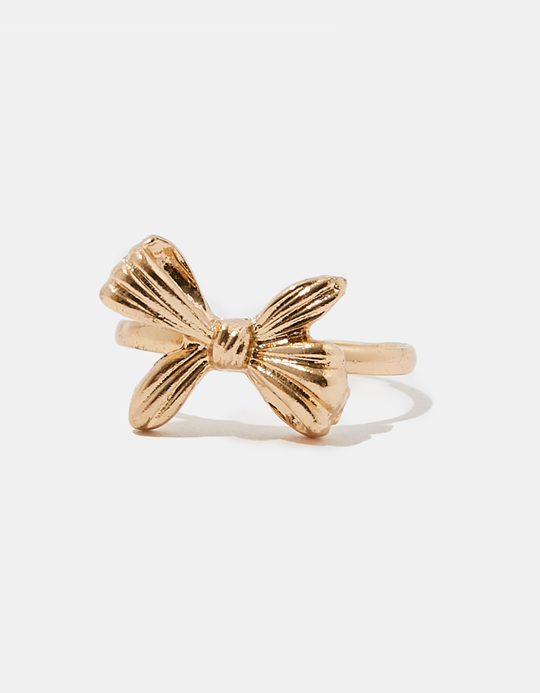TALLY WEiJL, Golden Ring with Bow for Women