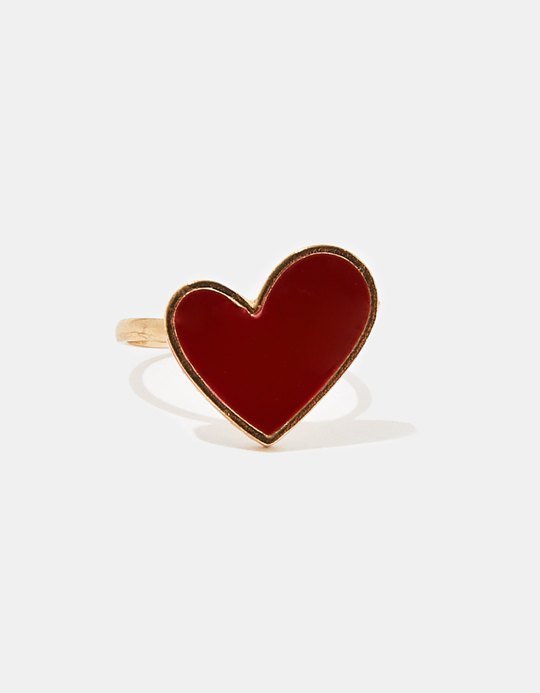 TALLY WEiJL, Red Heart Ring for Women