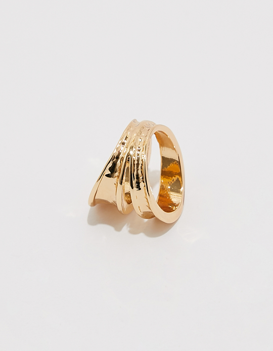 TALLY WEiJL, Golden Chunky Ring for Women
