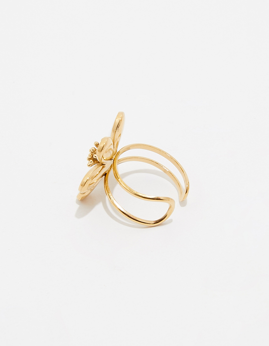 TALLY WEiJL, Purple Flower Ring for Women