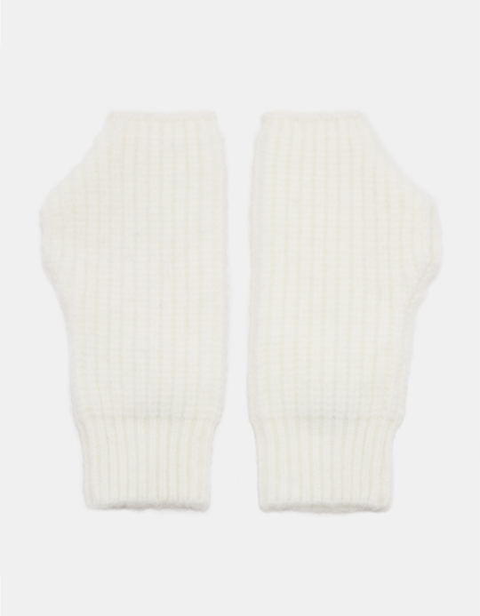 TALLY WEiJL, Mitaines Blanches en Maille for Women