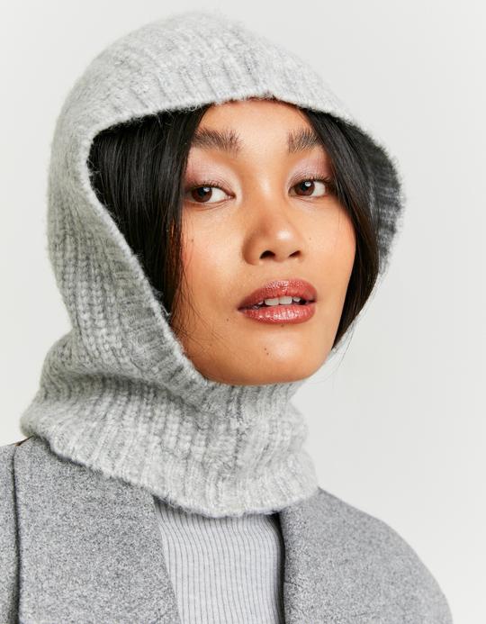 TALLY WEiJL, Passamontagna In Maglia Grigio for Women
