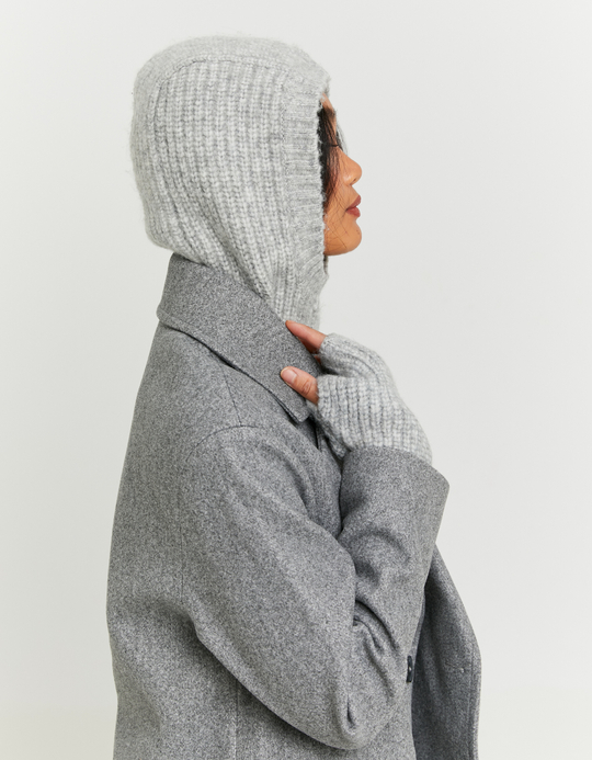 TALLY WEiJL, Passamontagna In Maglia Grigio for Women