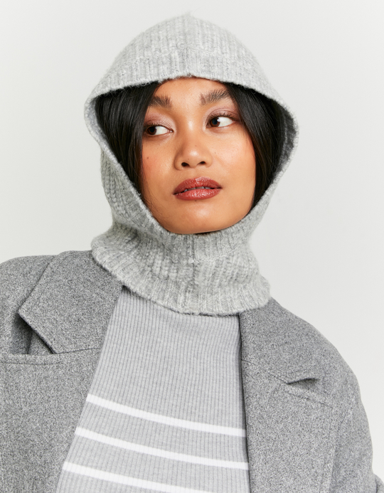 TALLY WEiJL, Passamontagna In Maglia Grigio for Women